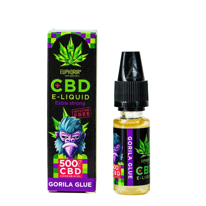 Euphoria CBD Liquid Gorila Glue 10 ml, 500 mg CBD