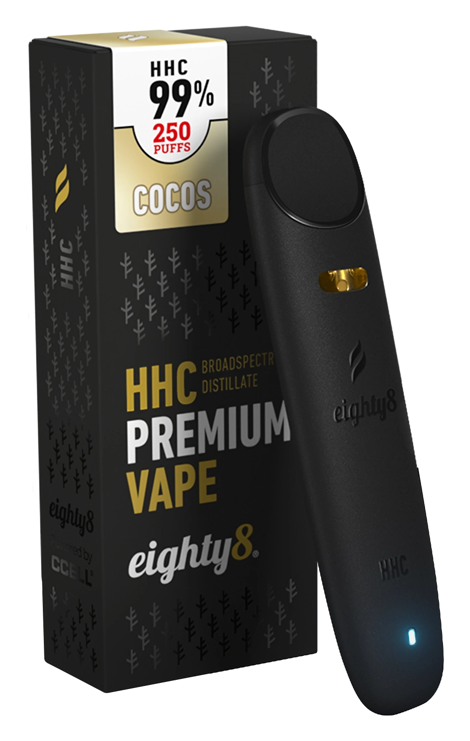 Eighty8 HHC Vape Cocos, 99 % HHC, 0,5 ml