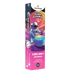 Canntropy CBD engångsvapepenna sockerkaka, CBD 95 %, 1 ml