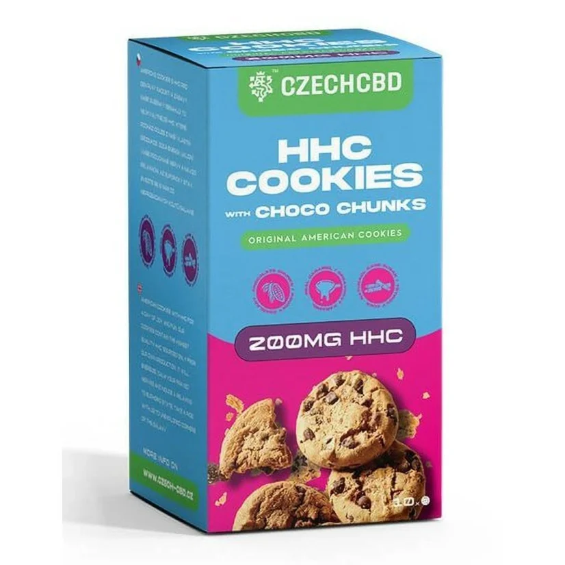 Czech CBD HHC Cookies with chocolate pieces, 200 mg HHC, 10 pcs