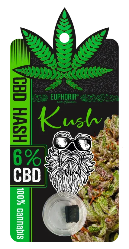 Euphoria CBD Hash 6% Kush, 1g