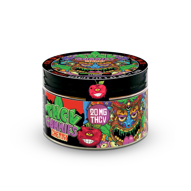 Euphoria THCV Gummies Cherry, 10 sztuk x 2 mg, 20 mg THCV