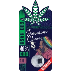 Euphoria CBD Hash Charas giamaicano, CBD 40 %, 1 g