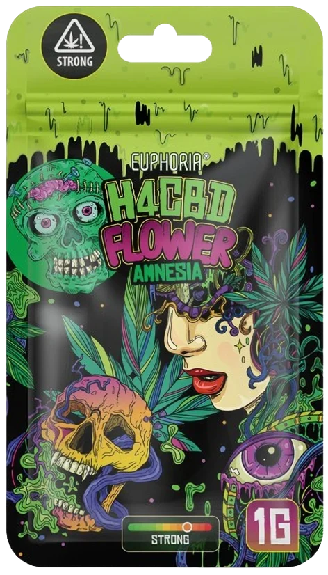 Euphoria H4CBD Flowers Amnesia, H4CBD 20%, 1 g