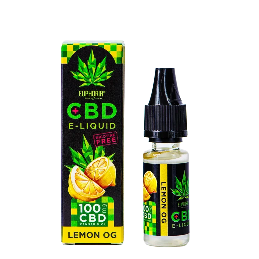 Euphoria CBD Liquid Lemon OG 10 ml, 100 mg CBD