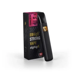 Eighty8 E8High Vape de unică folosință Bubblegum, 96% E8High, 1 ml