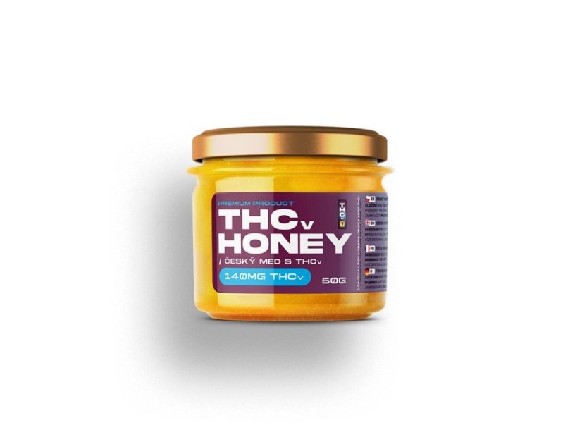 Czech CBD THCV-honung, 140 mg THCV, 50 g