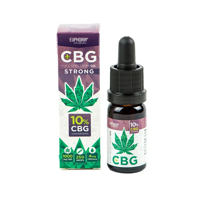 Euphoria CBG:CBD Hampa Olja 10 %, 10 ml, 1000:200 mg