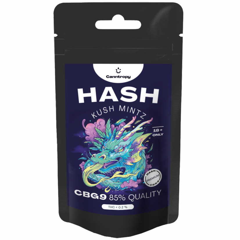Canntropy CBG9 Hash Kush Mintz, jakość CBG9 85%, 1 g - 100 g