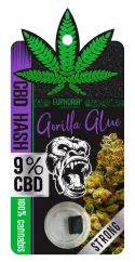 Euphoria CBD Hašiš 9% Gorilla Glue, 1 g