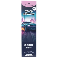 Canntropy CBG9 Disposable Vape Pen NYC Diesel, CBG9 85% quality, 1 ml