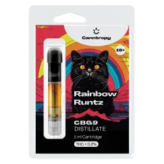Canntropy Náplň CBG9 Rainbow Runtz, CBG9 85% kvalita, 1 ml