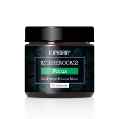Euphoria Mushrooms Focus, 30 kapsułek