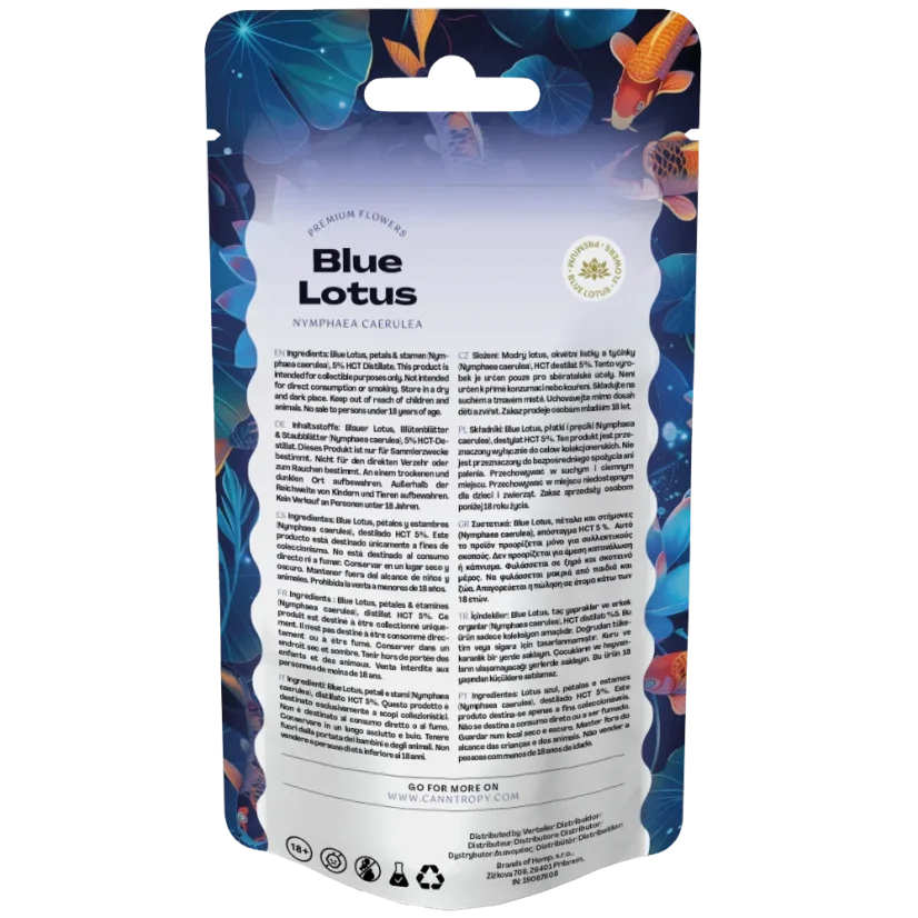 Canntropy HCT Blue Lotus Flower, 5 % HCT, 3 g - 100 g