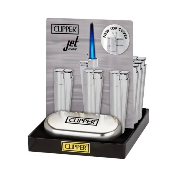 Clipper Metal – Jet Flame Silver (12 szt.)