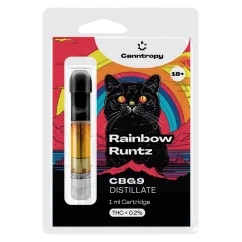 Canntropy CBG9 Cartridge Rainbow Runtz, CBG9 85% kvalitet, 1 ml