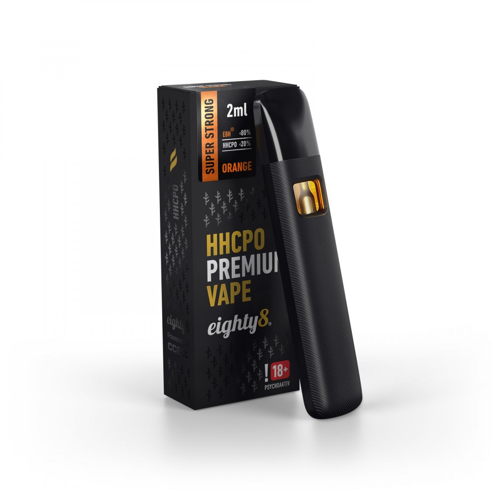 vapes hhcpo Eighty8 HHCPO Vape Pen Super Strong Premium Orange, 20 % HHCPO, 2 ml