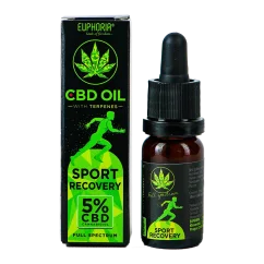 Euphoria CBD aliejus 5% su terpenais 10 ml, 500 mg - Sport Recovery