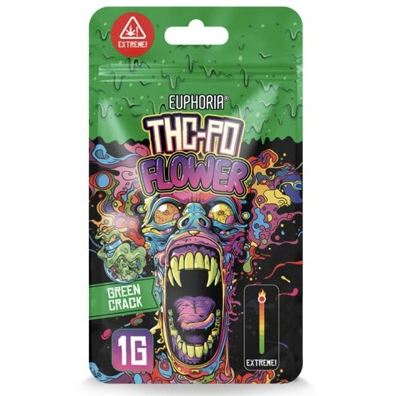 Euphoria THCPO Flowers Green Crack, THCPO 20%, 1 g