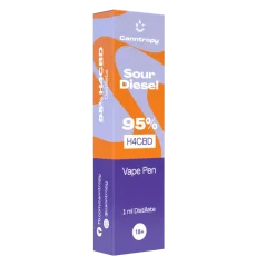 Canntropy H4CBD Vape Pen Sour Diesel 95  %, 1 ml