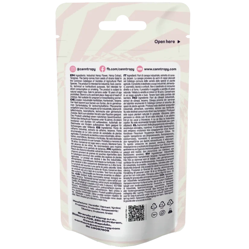 Canntropy CBG9 Flower Sugar Cookie, CBG9 Quality 85%, 1 g - 100 g