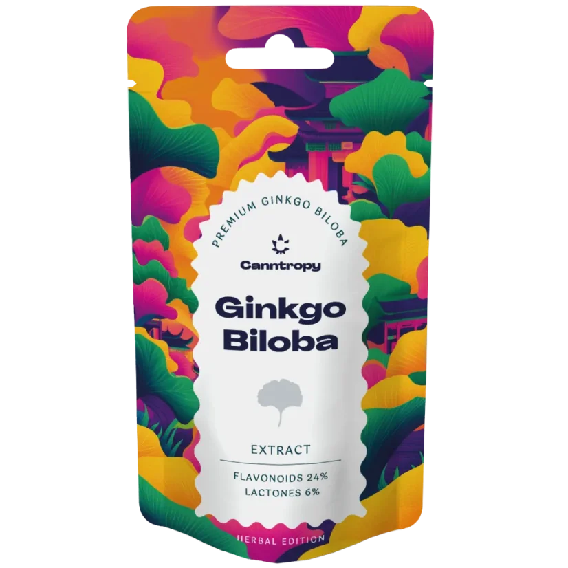 Canntropy extrakt z ginkgo biloby, 24 % flavonoidů, 6 % laktonů, 5 g - 100 g