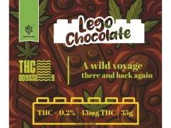 Czech CBD THC Odyssey σοκολάτα lego, 40 mg THC