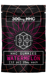 Hi on Nature HHC Gummies Sour Watermelon, 300 mg, 12 szt.