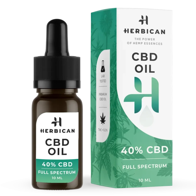 Herbican Vollspektrum CBD-Öl, 40 %, 10 ml
