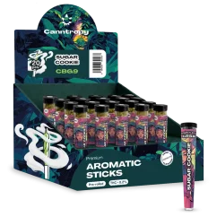 Canntropy CBG9 paruošti ritinėliai Sugar Cookie, ekspozicinė dėžutė 20 vnt