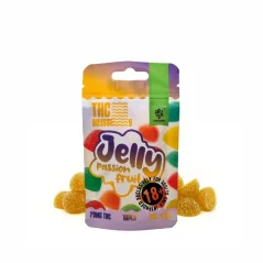 Czech CBD THC Odyssey Jelly Passion Fruit, 70 mg THC, 10 kpl