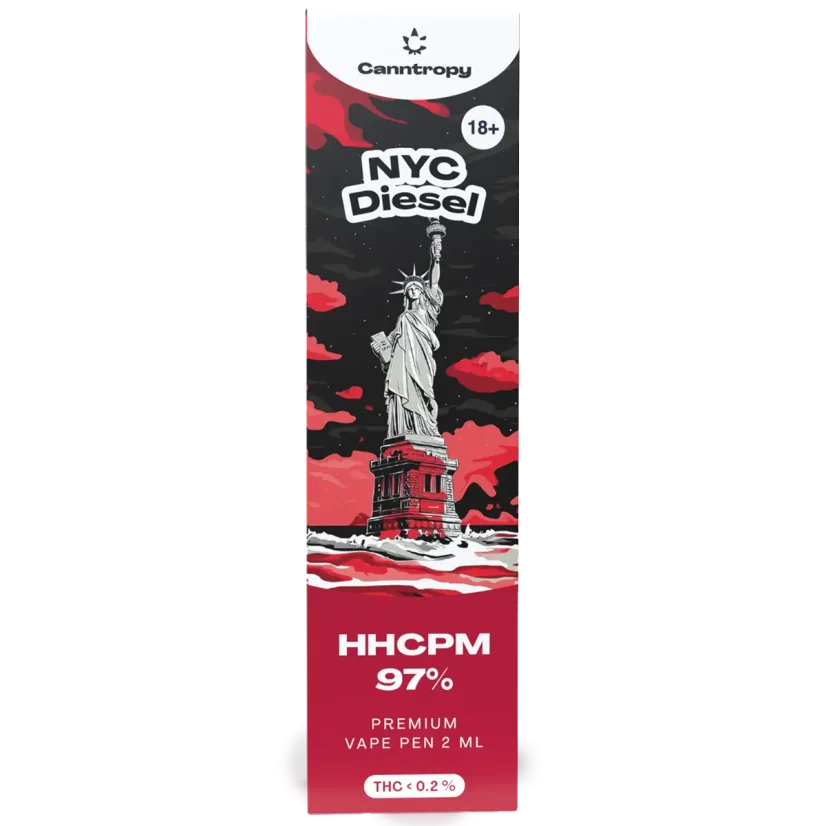Canntropy HHCPM Vape Pen NYC Diesel, HHCPM  97% quality, 2 ml