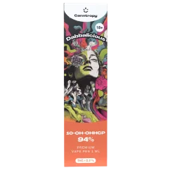 Canntropy 10-OH-HHCP stilou vaporizator Dabbalicious, 10-OH-HHCP de calitate 94%, 1 ml