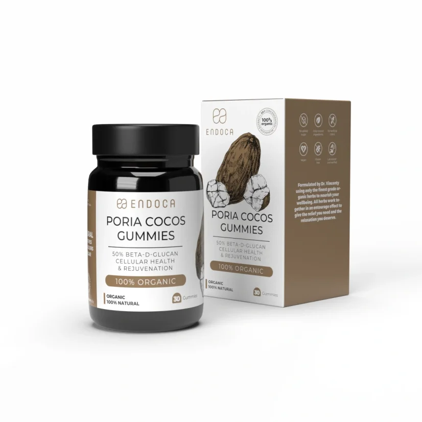 Endoca Poria Pilz-Gummis, 10 mg CBD, 30 Stück, 60 g