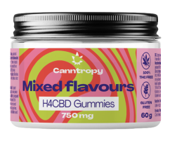 Canntropy H4CBD Fruit Gummies Flavour Mix, 30 pcs x 25 mg, 60 g