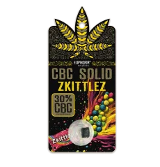 Euphoria CBC cietais Hash Zkittlez, CBC 30 %, 1 g