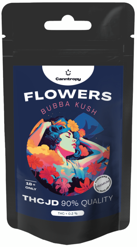 Canntropy THCJD Flower Bubba Kush, jakość THCJD 90%, 1 g - 100 g