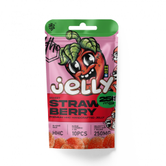 Czech CBD HHC Jelly Strawberries, 10 sztuk x 25 mg, 250 mg