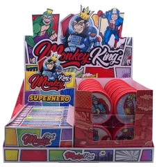 Monkey King Rolling Papers with Tips and Grinder (Super Hero)
