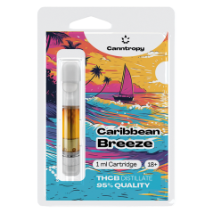 Canntropy THCB Patroon Caribbean Breeze, THCB 95% kwaliteit, 1 ml