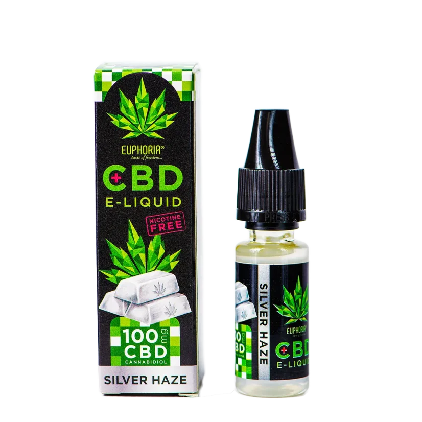 Euphoria CBD Liquid Silver Haze 10 ml, 100 mg CBD