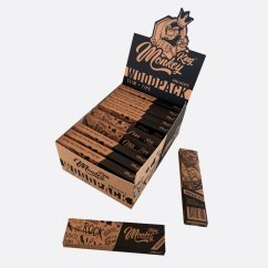 Monkey King Woodpack niebielone bibułki do skręcania i końcówki filtrujące