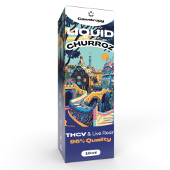 Canntropy THCV Liquid Churroz live resin terpenes, THCV 96% kvalita, 10 ml