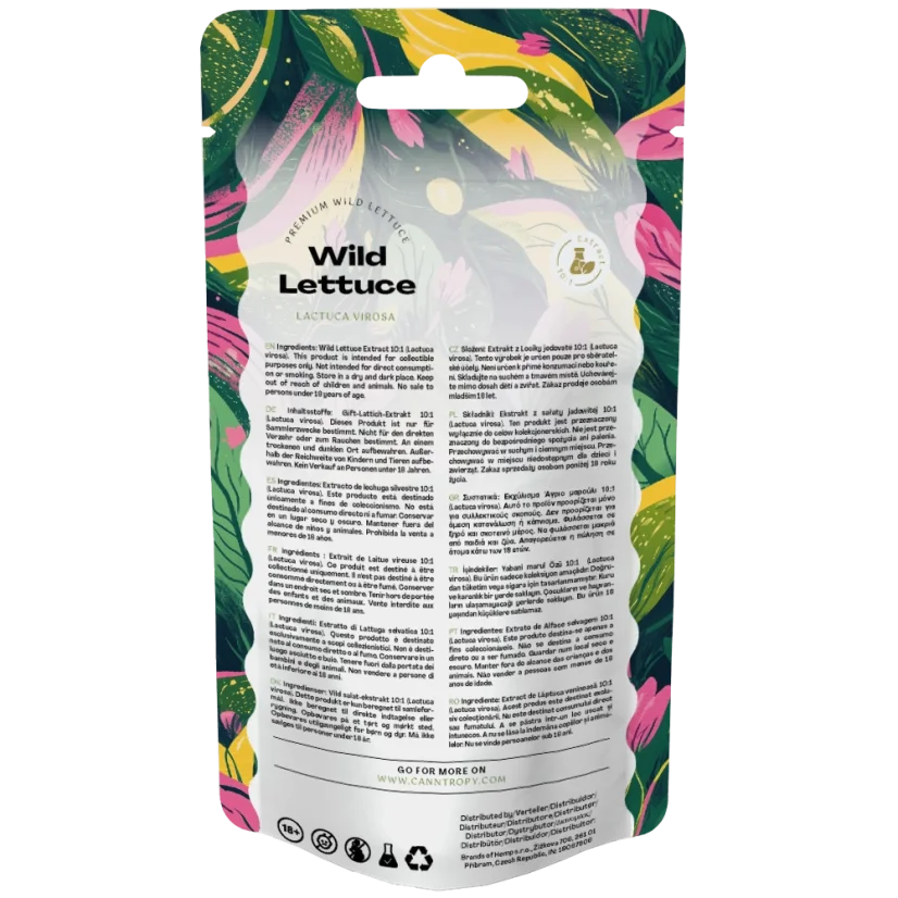 Canntropy savvaļas salātu (Lactuca virosa) ekstrakts 10:1, 5 g - 100 g