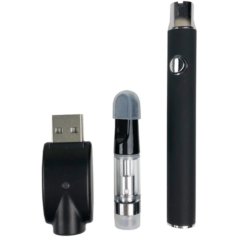 Canna b2b baterija z navojem 510, gumb, predgrevanje, 1100 mAh + polnilec USB