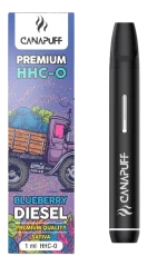 CanaPuff Blueberry Diesel 96 % HHC-O - Disposable vape pen, 1 ml