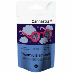 Cannastra THCJD Flower Cosmic Blackout, THCJD 90% kvaliteet, 1g - 100 g