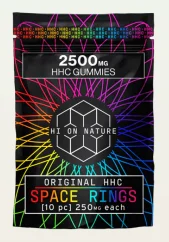 Hi on Nature HHC Gummies Space Rings - Original, 2500 mg, 10 szt.