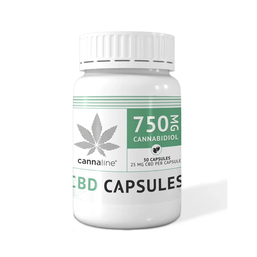 Cannaline CBD Softgel Kapseln - 750 mg CBD, 30 x 25 mg