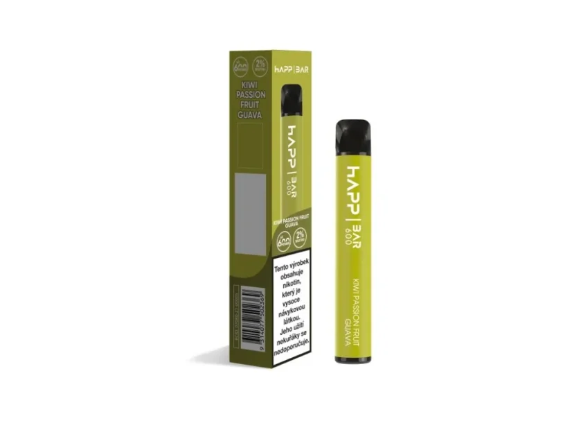 Happ Bar 600 Vape Pen Kiwi PassionFruit Guava, 2 ml